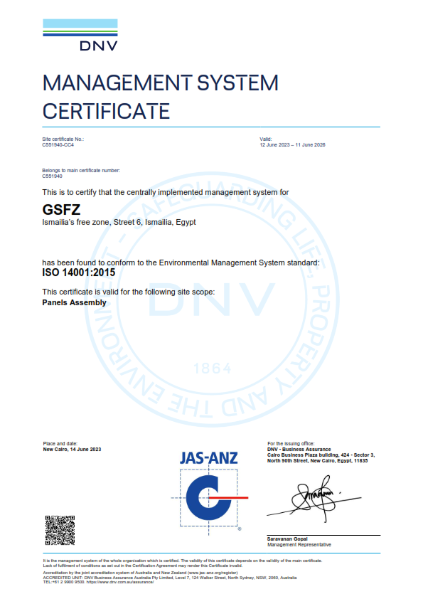 GSFZ ISO 14001 - 2023 - 2026